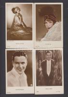 8 db RÉGI használatlan motívumlap; amerikai színész / 8 old unused motive cards; American actors