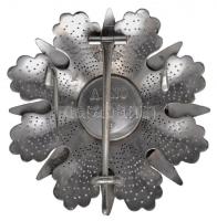 Vatikán 1849. "IX. Pius Rend, Nagykereszt mellcsillaga" zománcozott ezüst kitüntetés, háto...