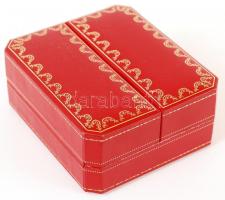 1982 Cartier luxus ébresztőóra. Quartz, elem nélkül, díszdobozban, eredeti papírokkal, tanusítvánnya...