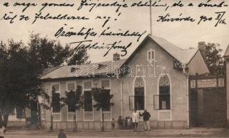 1930 Kisvárda, Tutkovits József építész tervezővállalati irodája, Tutkovics József saját kézírásával; photo