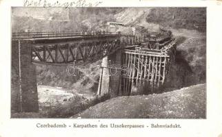 Csorbadomb, Uzsoki-szoros; vasúti híd / railway bridge (Rb)