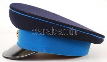 Rendőrsapka, zománcozott vörös csillaggal, méret:57