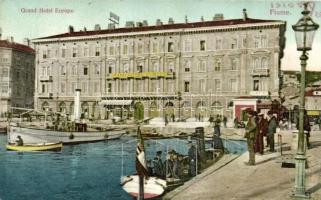 Fiume Grand Hotel Europe, steamship, Divald