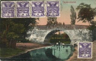 Tápió folyó részlet, híd (EB)