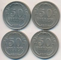 1926-1940. 50f (4xklf) teljes sor T:2,2- Adamo P5