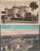 Kaposvár -  2 db régi képeslap / 2 old postcards