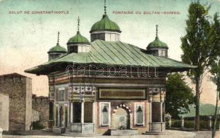 Constantinople, Istanbul; Fontaine du Sultan-Ahmed / Fountain (EK)