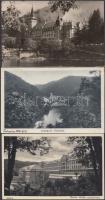 4 db RÉGI magyar városképes lap; Lillafüred, Mátraháza / 4 old Hungarian town-view postcards; Lillafüred, Mátraháza