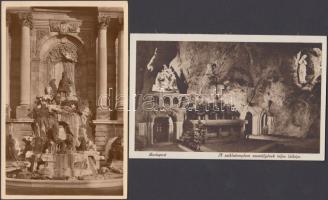 Budapest - 2 db régi képeslap / 2 old postcards