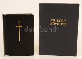 Vegyes könyv tétel-Kempis Tamás: Krisztus követése; 3 db mini szakácskönyv; Csemegi Kódex versben; J...