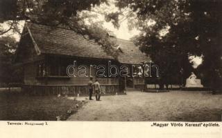 Budapest XIII. Margitsziget, József főherceg erdélyi hadi kiállítás, Magyar Vöröskereszt épülete, So. Stpl