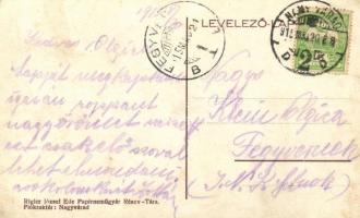 Nagyvárad, Szigliget színház; Rigler József Ede papírnemügyár kiadása / theatre, automobiles