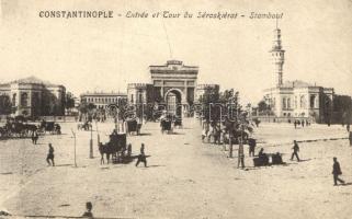 Constantinople, Istanbul; Entrée et Tour du Seraskiérat / tower (EK)