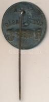 ND "Éljen a Köztársaság" Tanácsköztársasági fém kitűző T:2-