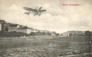 Budapest, Bleriot gépe a Vérmező felett