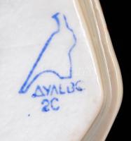 Dulevo porcelán paraszt kislány, hibátlan, jelzett, m: 12 cm