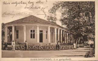 Harkányfürdő, gyógyfürdő, Szilczer Gyula kiadása (fa)