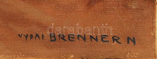 Vydai Brenner Nándor (1903-1944): Hazafelé. Olaj, vászon, jelzett, 60×80 cm