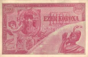 1000 Korona banknote, Lucifer Bank, Hebrew New Year greeting, humour