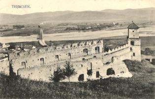 Trencsén, vár, Gansel Lipót kiadása / castle