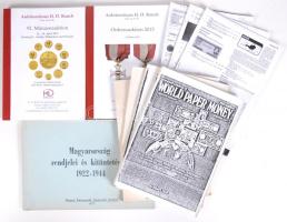 8db vegyes magyar és külföldi katalógus