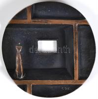 Csíkszentmihályi Róbert (1940-): 1979. "Otthon Kiállítás 1979" öntött Br kiállítási díj, t...