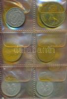 Seychelle-szigetek / Comore-szigetek 30db vegyes fémpénz albumba rendezve T:vegyes Seychelles / Comores 30pcs of mixed coins in collectors album C:mixed