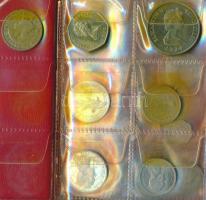 Seychelle-szigetek / Comore-szigetek 30db vegyes fémpénz albumba rendezve T:vegyes
Seychelles / Como...