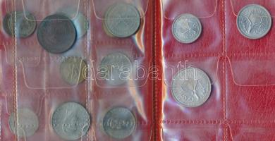 Szomália/Francia Afar és Issza 18db vegyes fémpénz albumba rendezve T:vegyes
Somalia/French Affar ...