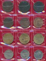 Tanzánia 25db vegyes fémpénz albumba rendezve T:vegyes
Tanzania 25pcs of mixed coins in collectors a...