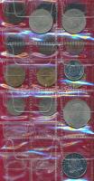 Tanzánia 25db vegyes fémpénz albumba rendezve T:vegyes
Tanzania 25pcs of mixed coins in collectors a...