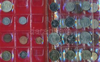 Botswana / Zambia 25db vegyes fémpénz albumba rendezve T:vegyes
Botswana / Zambia 25pcs of mixed coi...