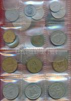 Algír 29db vegyes fémpénz albumba rendezve T:vegyes Algir 29pcs of mixed coins in collectors album C:mixed