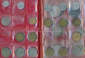 Algír 29db vegyes fémpénz albumba rendezve T:vegyes
Algir 29pcs of mixed coins in collectors album C...