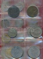 Algír 29db vegyes fémpénz albumba rendezve T:vegyes
Algir 29pcs of mixed coins in collectors album C...