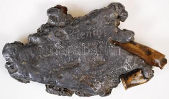 1914 Töltény hüvelyek öntvény masszában, 12×7 cm