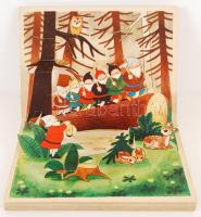 2 db mesekönyv: Hófehérke (kihajtható) és Szutykos Panni, jó állapotban