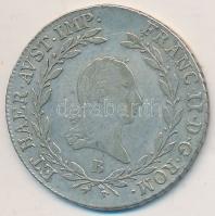 1806B 20Kr Ag "Ferenc" Körmöcbánya (6,56g) T:2-,3
Hungary 1806B 20 Kreuzer Ag "Franz ...