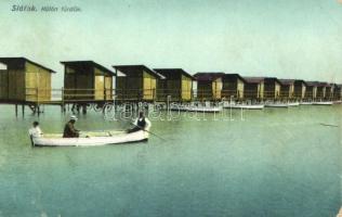 Siófok, Külön fürdők, csónak (b)