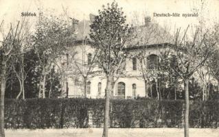 Siófok, Deutsch féle nyaraló (EK)
