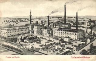 Budapest X. Kőbánya, Polgári serfőzde (sörfőzde) kiadja Varga Ármin (fa)