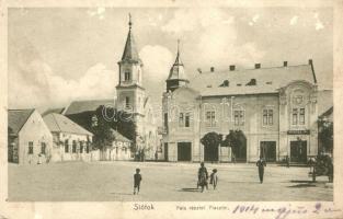 Siófok, Piac tér, Kremsier Pál üzlete, Gizella udvar (fa)