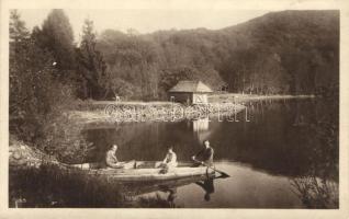 Felsőbánya, Bódi tó, csónak / lake, boat