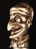 Ördögfejes  ezüst (Ag.) gyufatartó, jelzett, jó állapotban, mesterjeggyel: David Bowles (DAB), m:7 c...