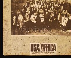 1985 We are the World USA aid for Africa a fellépők által dedikált lemezborító többek között Tina Tu...