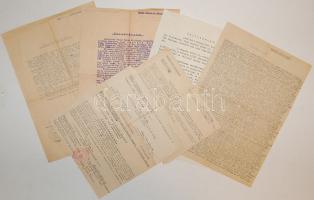 Hagyaték okmánytétel 1948 határőr százados elbocsájtása, nyilasság tisztázása, vallomások, rehabilitálás, őrnagyi kinevzés