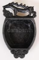 cca 1920 Jelzett, art deco hamutál / Art deco ashtray 13x9 cm