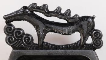 cca 1920 Jelzett, art deco hamutál / Art deco ashtray 13x9 cm