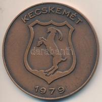 1979. "Kecskemét / Bács-Kis-Kun megyei Borverseny" Br emlékérem (60mm) T:2