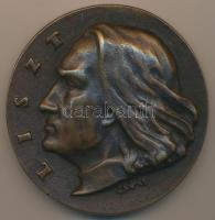 Csúcs Ferenc (1905-1999) 1951. "Liszt Ferenc" / "Rapszódia" Br emlékérem, a peremen 22-es sorszám (75mm) T:2